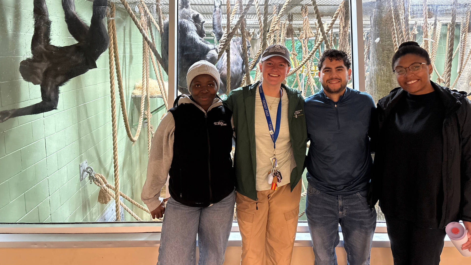 A group of College of Computing Staff and Students at the John Ball Zoo during Tech Week 2026